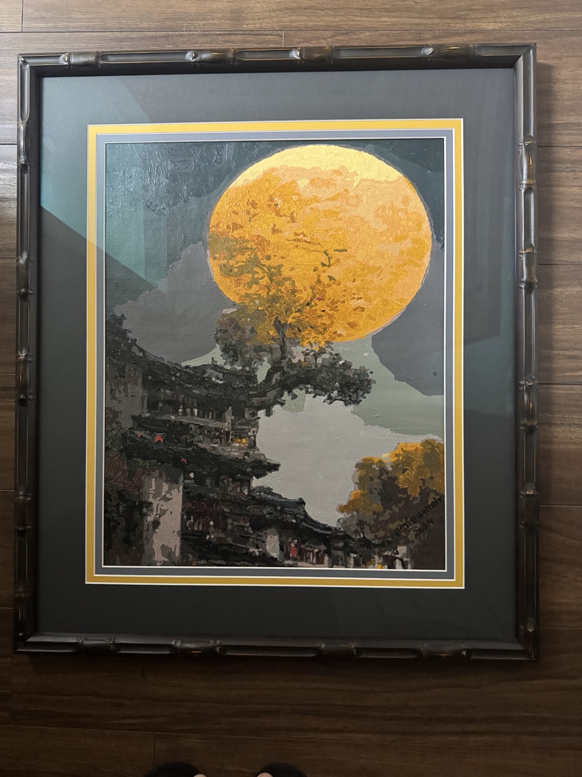 Stillness Beneath the Golden Moon